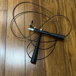 Sleek Black Jump Rope